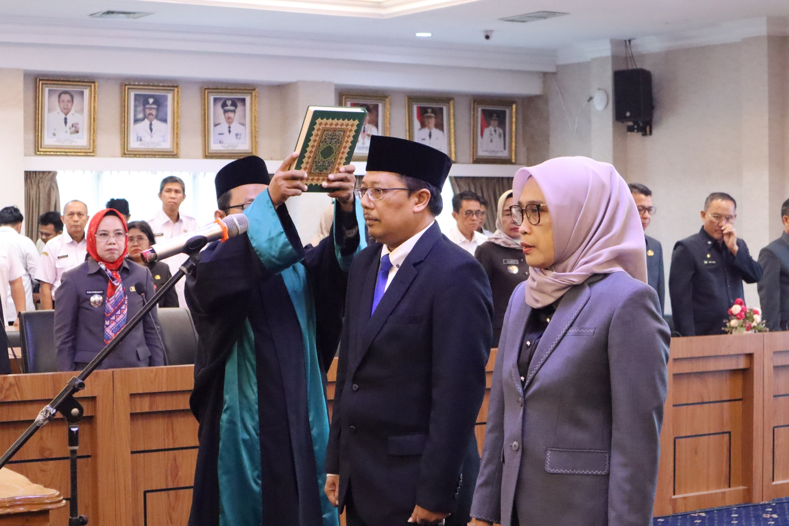 Gubernur Lantik Dua Pejabat Pimpinan Tinggi Pratama dilingkungan Pemprov Lampung